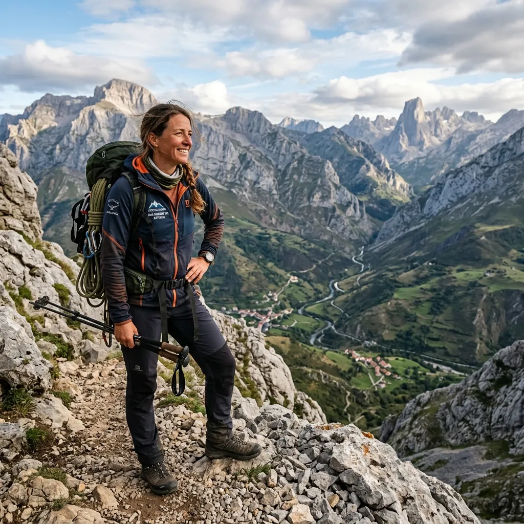 Clara, guía de RAÍCES, en la naturaleza
